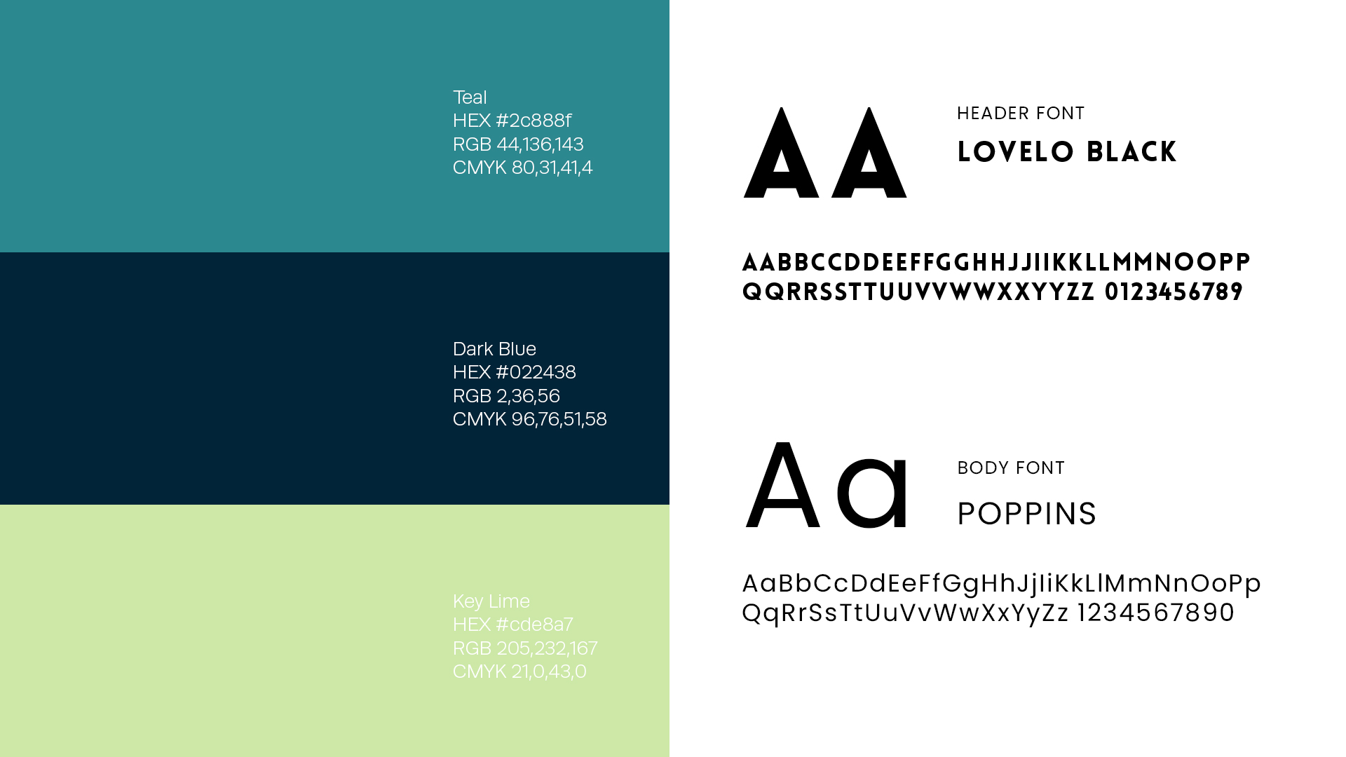 font-albori-green-palette